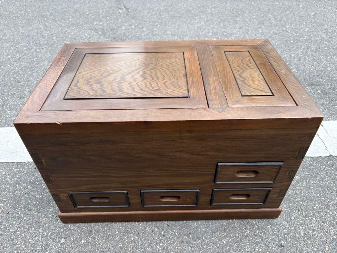 長火鉢　木製 火鉢 箪笥 収納 銅製落とし付き Amazon.co.jp: 長火鉢 木製 火鉢 銅製落とし付き 抽斗収納 : DIY・工具